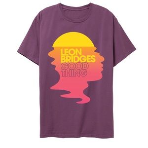 Leon Bridges “Good Thing” Purple Sunset T Shirt